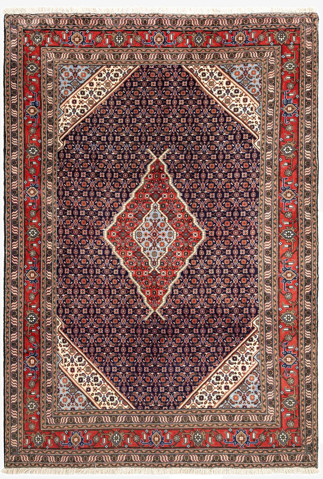 7' 6 x 10' 8 Heriz Wool Rug