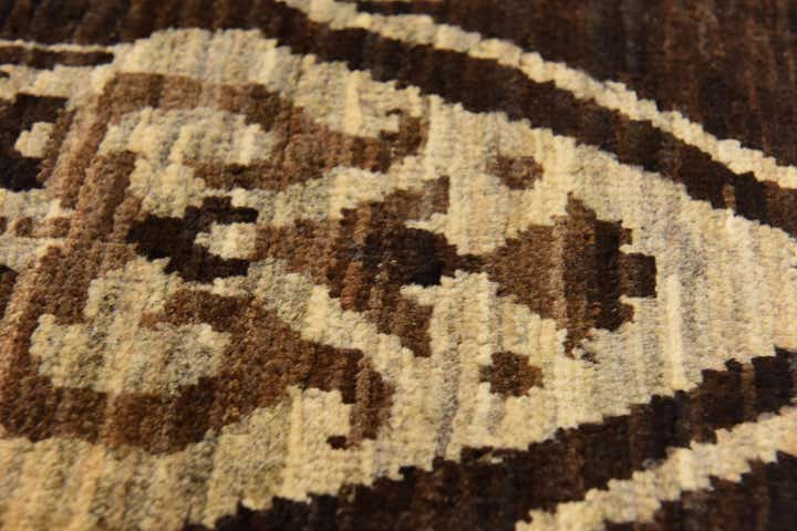 6' 10 x 9' 10 Hand Knotted Ikat Rug