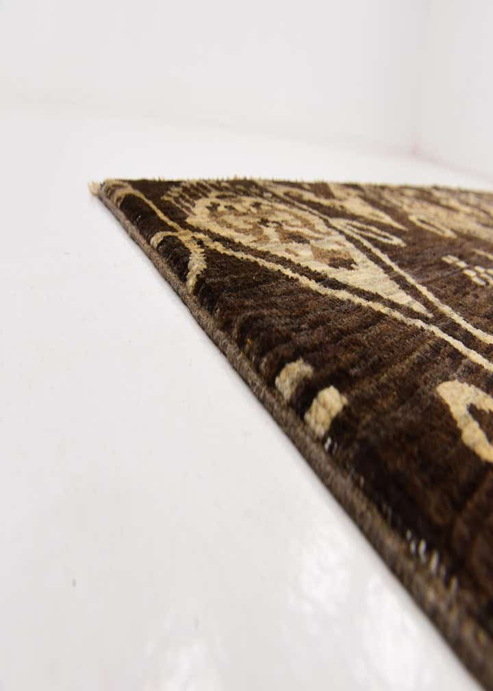 6' 10 x 9' 10 Hand Knotted Ikat Rug