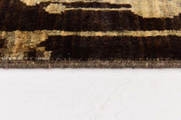 6' 10 x 9' 10 Hand Knotted Ikat Rug