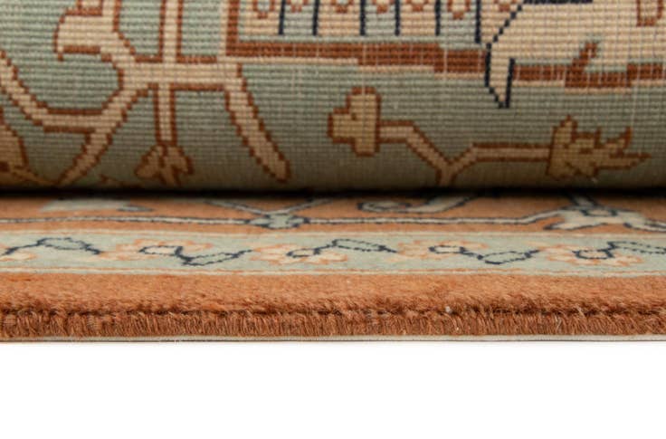 Detailansicht von 250cm x 305cm Handgeknüpft Indo Tabriz Wolle Teppich