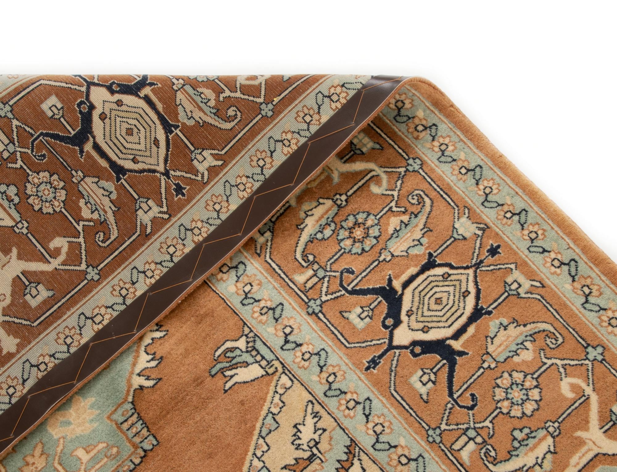 8' 2 x 10' Hand Knotted Indo Tabriz Wool Rug