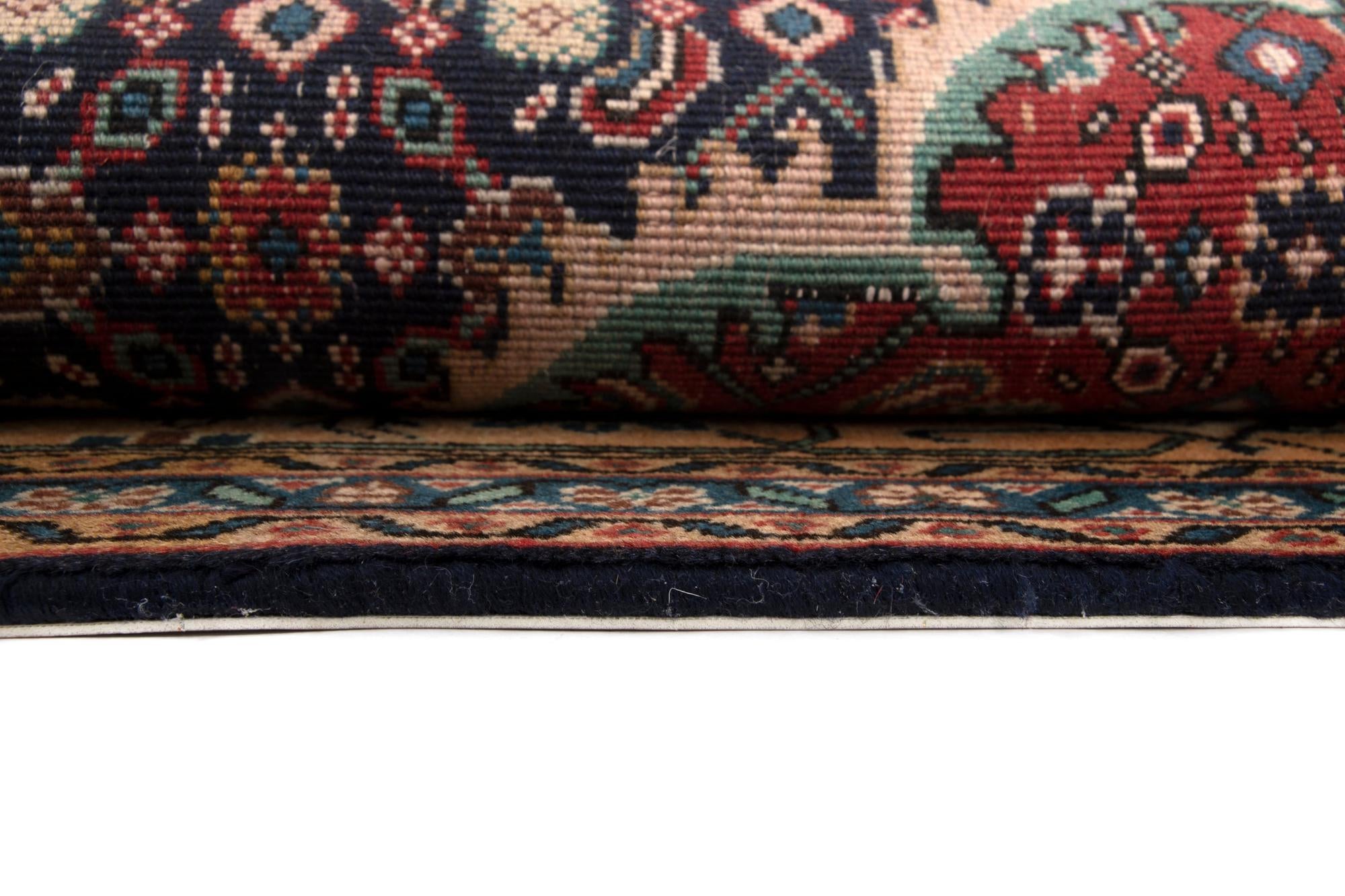6' 9 x 9' 9 Hand Knotted Indo Tabriz Wool Rug