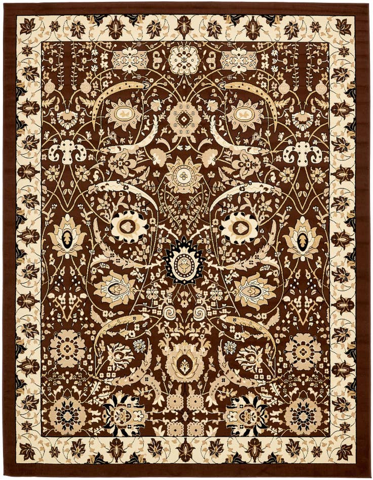 Detail image of 10' x 13' Isfahan Design Rug