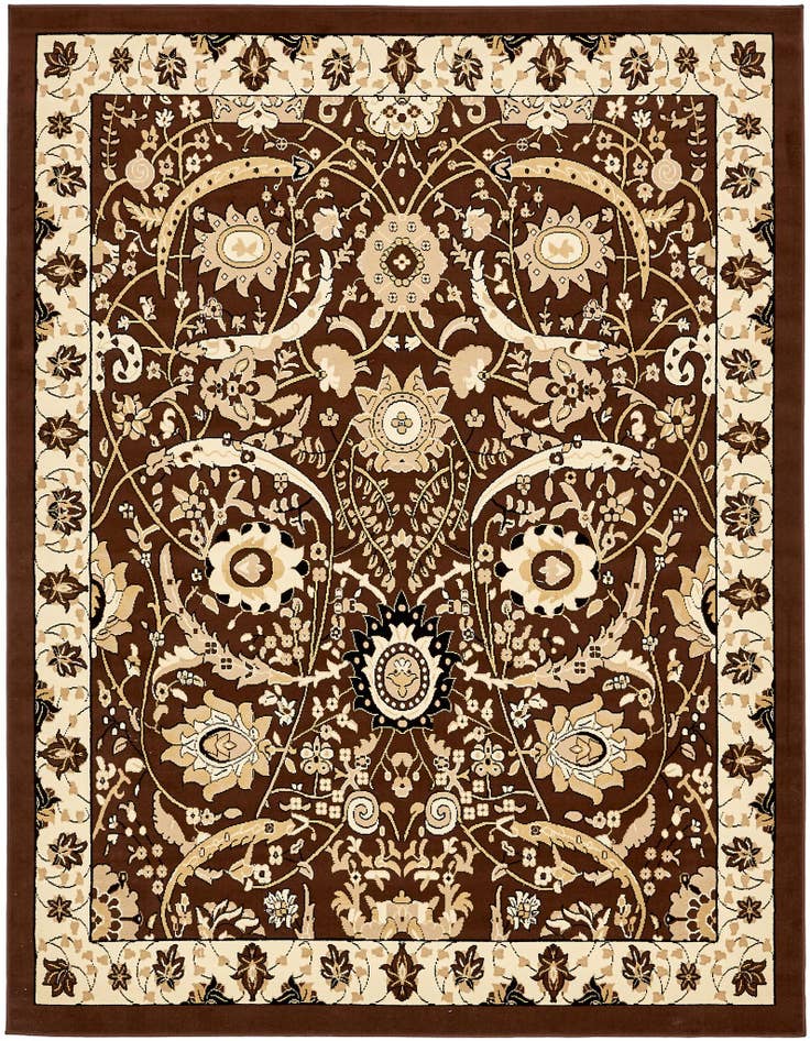Detail image of 7' 10 x 10' Isfahan Design Rug