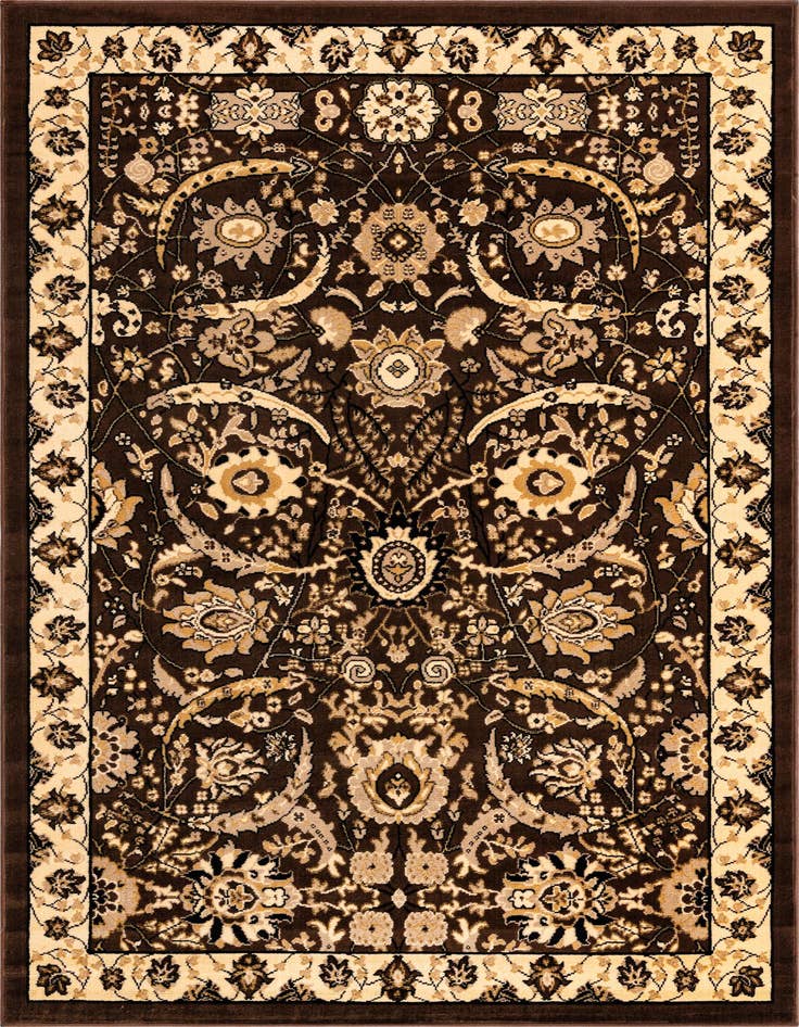Detail image of 5' 3 x 8' Isfahan Design Rug