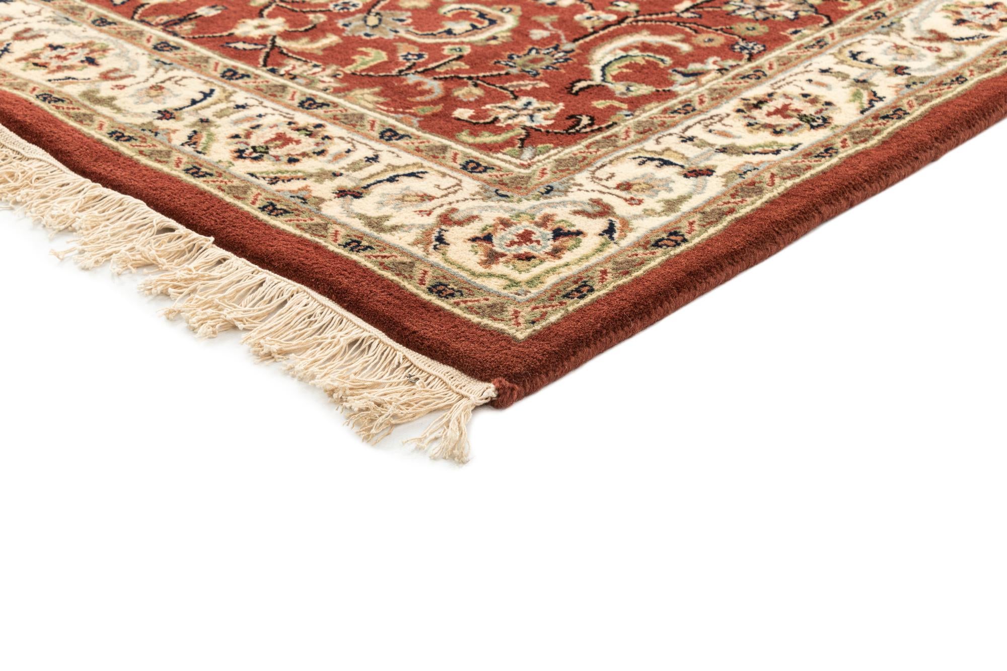 4' 2 x 6' 3 Hand Knotted Isfahan Wool Rug