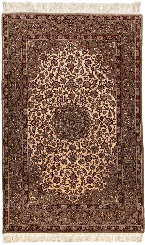 Detail image of 3' 6 x 5' 6 Isfahan Rug
