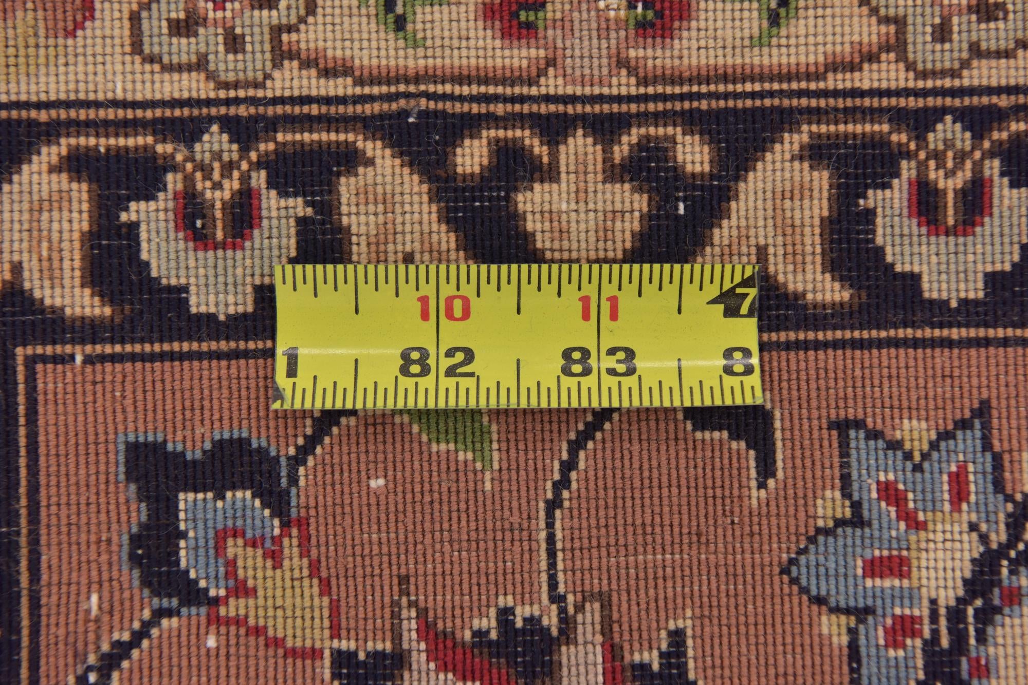 6' 7 x 10' Hand Knotted Isfahan Persian Rug