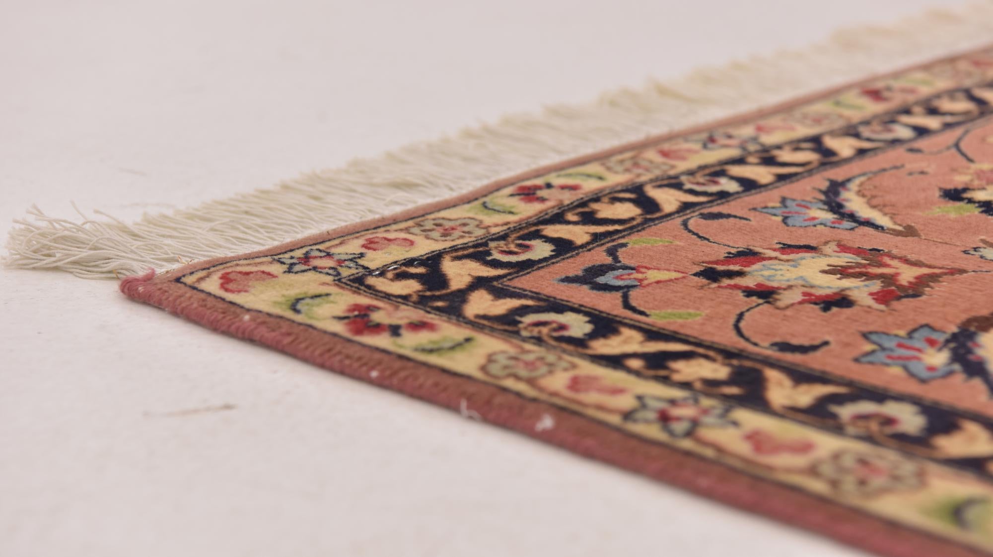 6' 7 x 10' Hand Knotted Isfahan Persian Rug