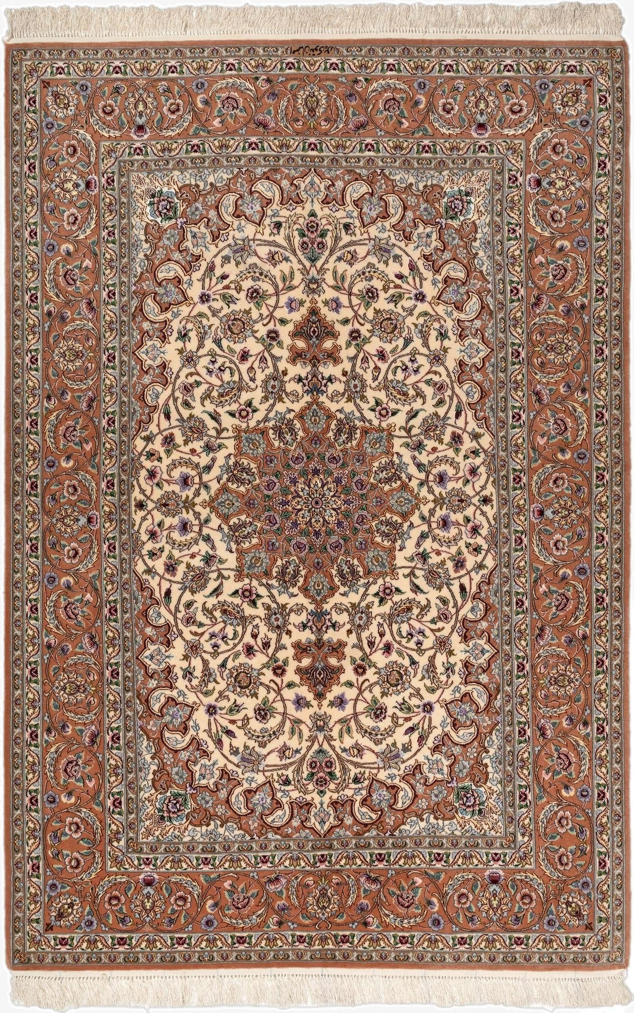 4' 9 x 7' 2 Isfahan Rug