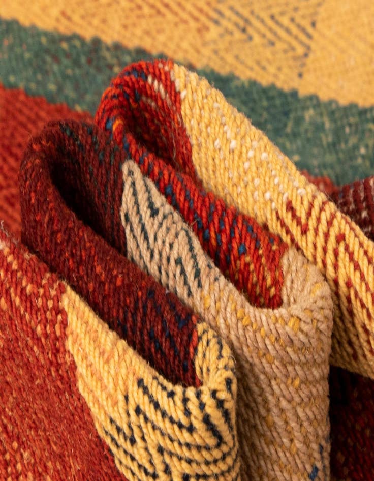 Detail image of 5' 5 x 6' 11 Jajim Wool Rug