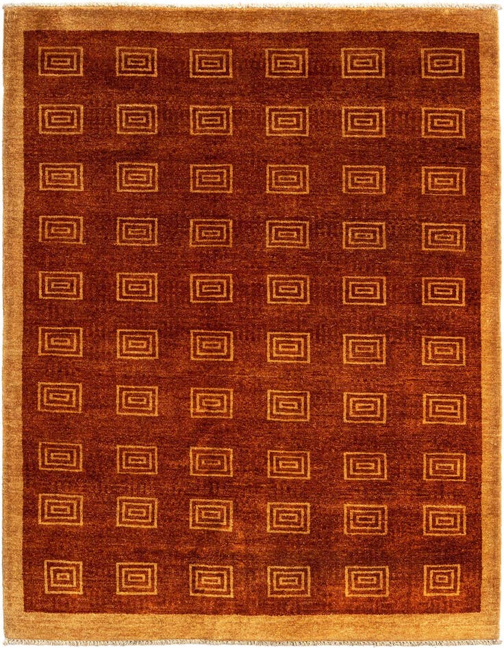 Detail image of 4' 7 x 6' 6 Juma Wool Rug