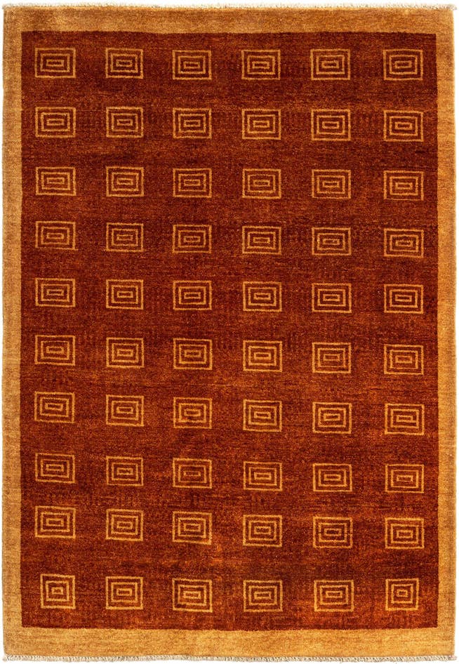 Detail image of 4' 7 x 6' 6 Juma Wool Rug