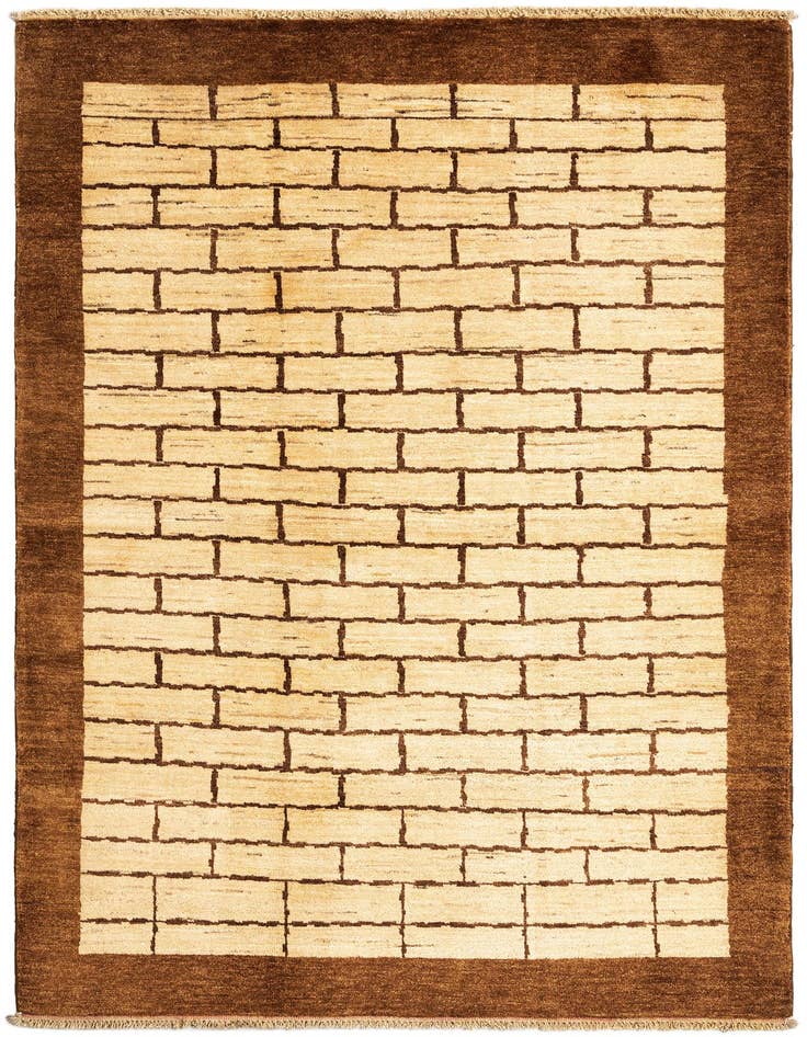 Detail image of 4' 6 x 6' 3 Juma Wool Rug