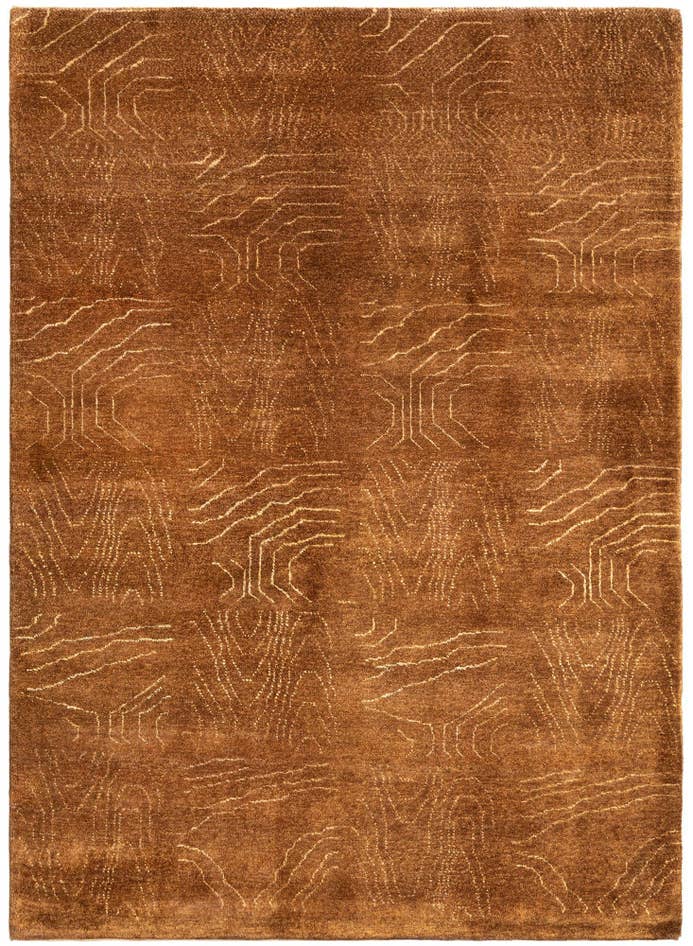 Detailansicht von 140cm x 195cm Juma Wolle Teppich