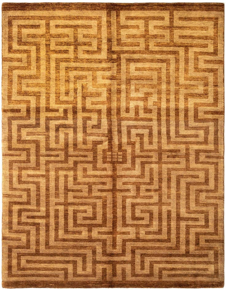 Detail image of 5' 6 x 8' Juma Wool Rug