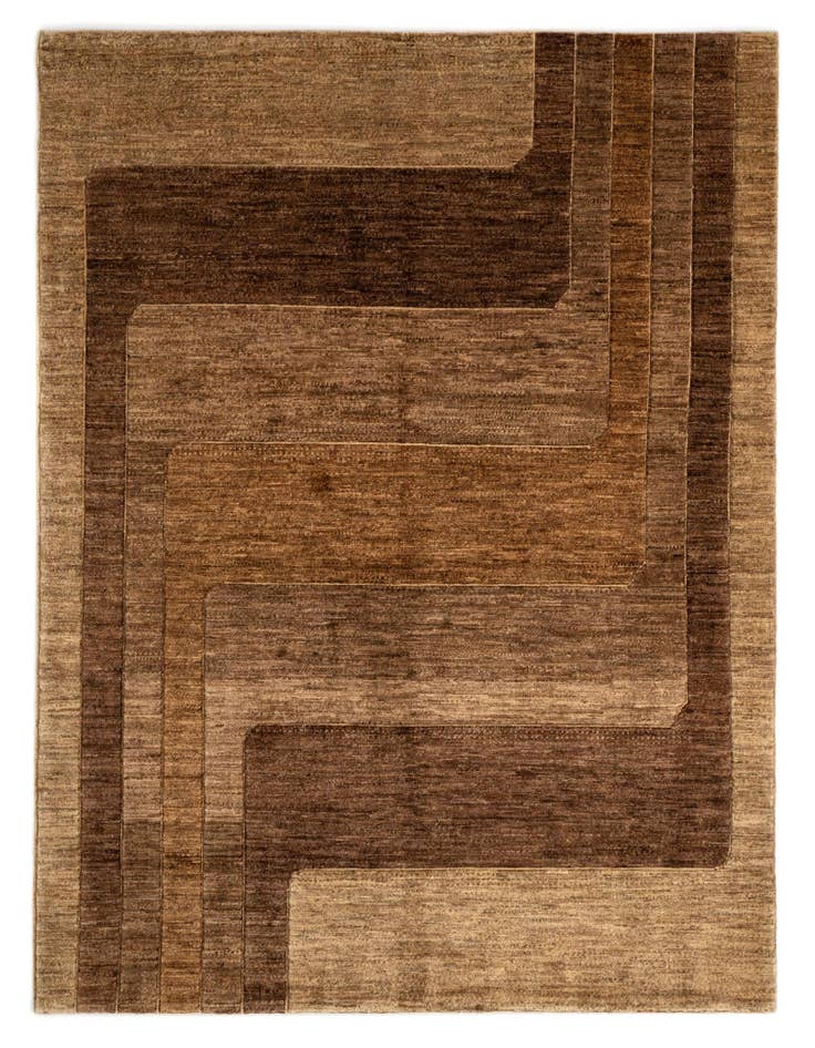 Detail image of 5' 1 x 6' 6 Juma Wool Rug