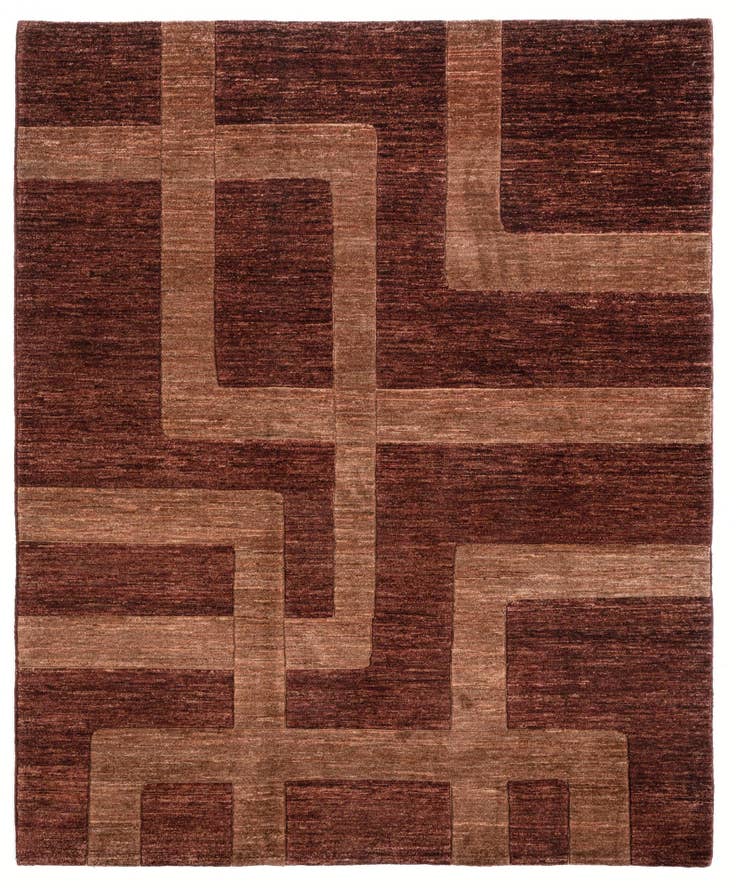 Detail image of 6' 7 x 8' Juma Wool Rug