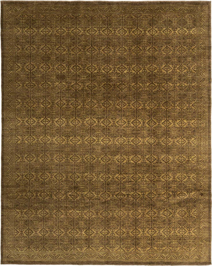 Detail image of 8' 6 x 10' 9 Kamla Wool Rug