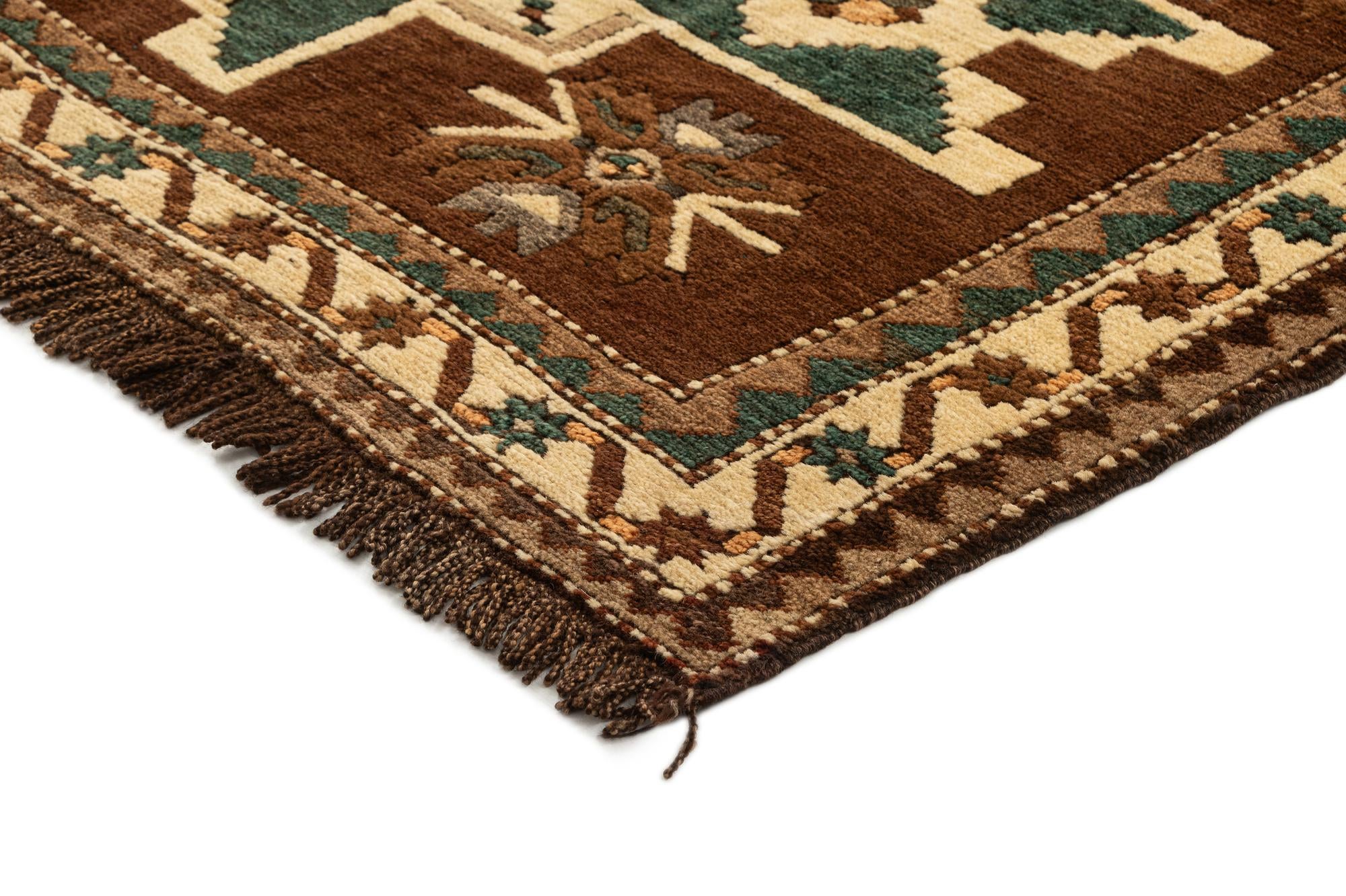 4' 4 x 6' Hand Knotted Kars Wool Rug