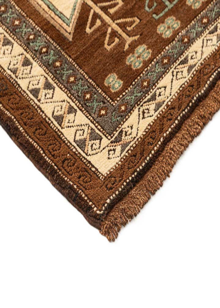 5' x 6' 9 Hand Knotted Kars Wool Rug