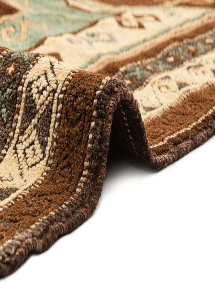 5' x 6' 9 Hand Knotted Kars Wool Rug