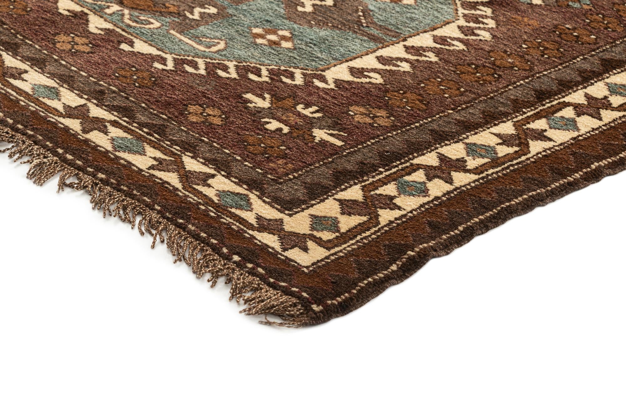 4' 6 x 6' 7 Hand Knotted Kars Wool Rug