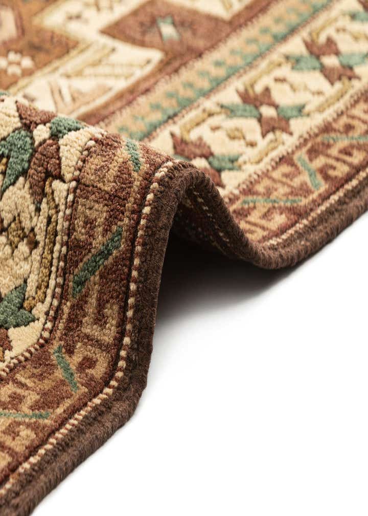 4' 5 x 6' 10 Hand Knotted Kars Wool Rug