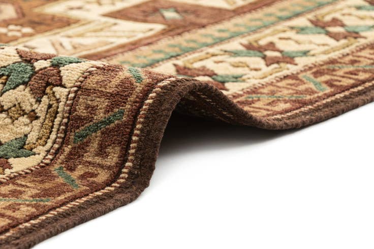 Detail image of 4' 5 x 6' 10 Hand Knotted Kars Wool Rug