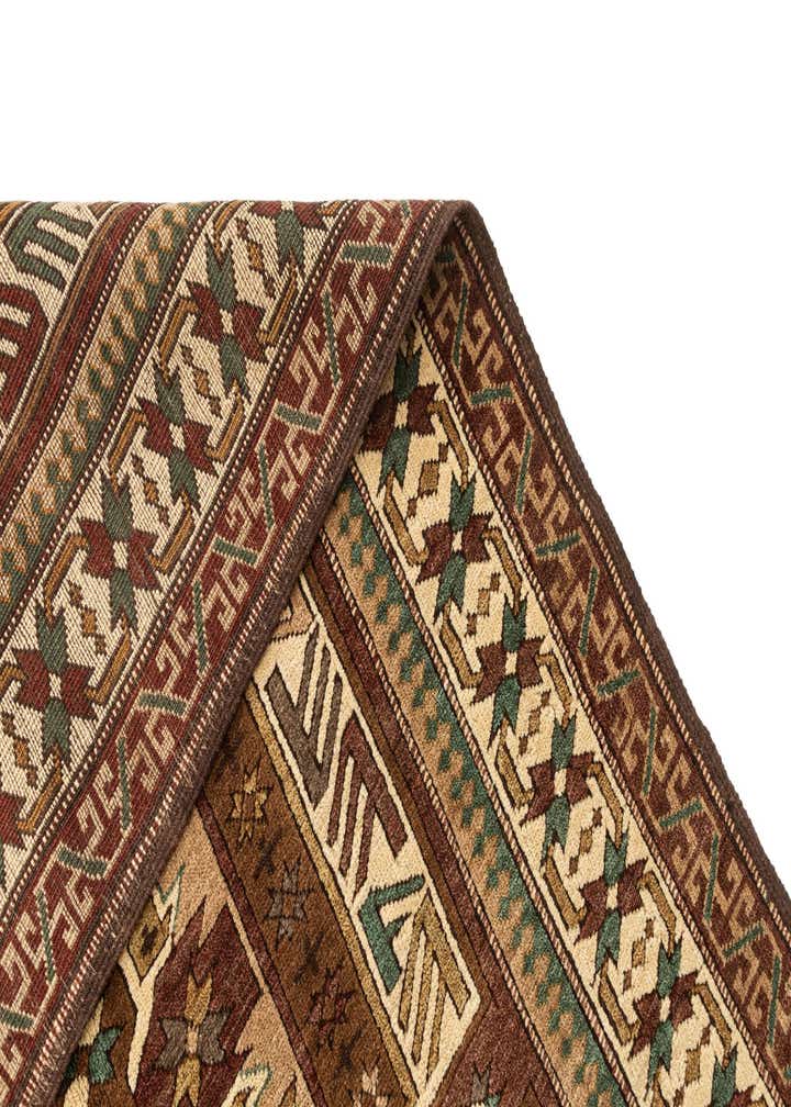 4' 5 x 6' 10 Hand Knotted Kars Wool Rug
