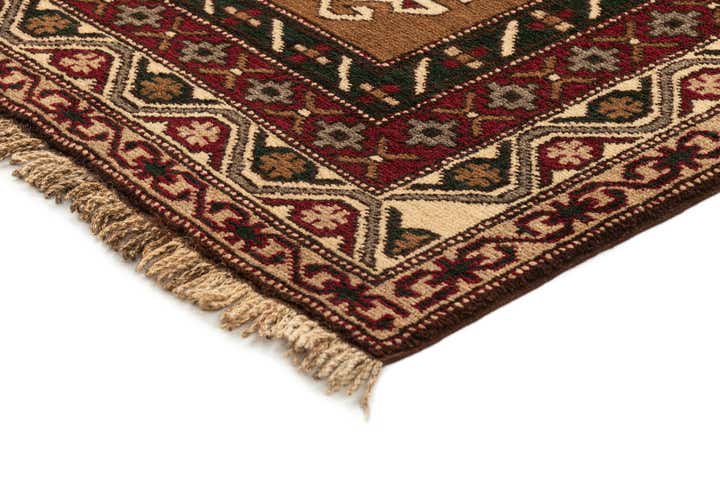 4' 3 x 7' 5 Hand Knotted Kars Wool Rug