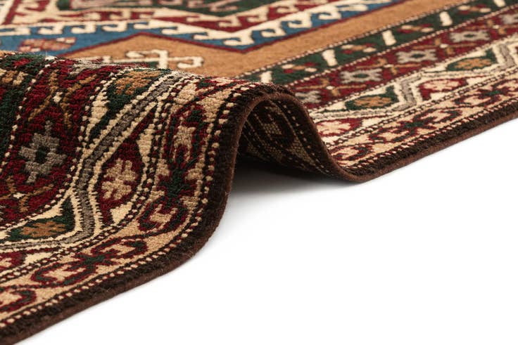 Detail image of 4' 3 x 7' 5 Hand Knotted Kars Wool Rug