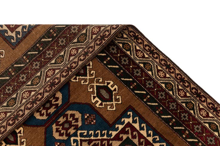 Detail image of 4' 3 x 7' 5 Hand Knotted Kars Wool Rug