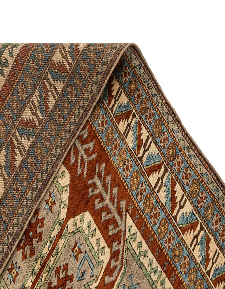 Detail image of 4' 7 x 6' 10  Hand Knotted Kars Wool Rug