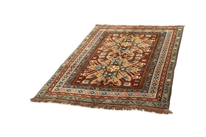 4' 9 x 6' 5 Hand Knotted Kars Wool Rug