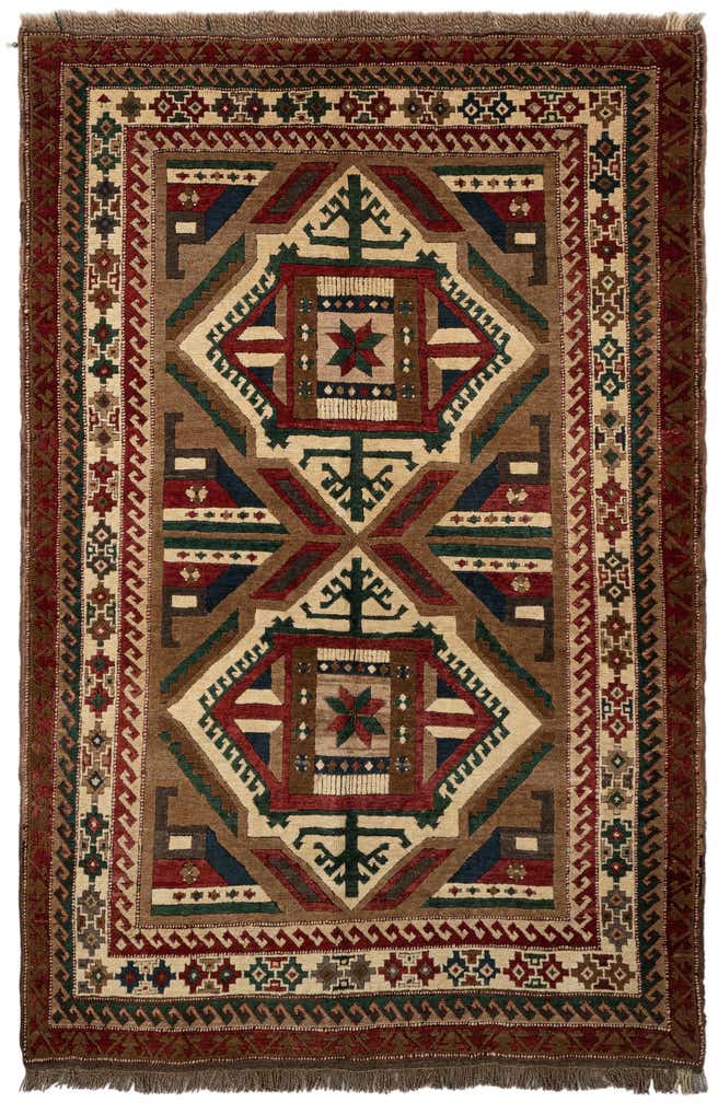 4' 9 x 7' Kars Wool Rug