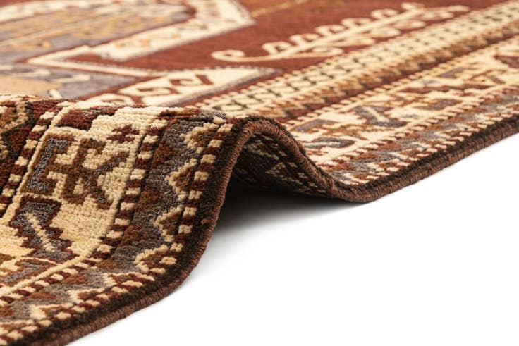 Detail image of 4' 8 x 6' 5 Hand Knotted Kars Wool Rug