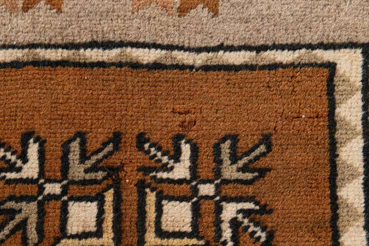 4' x 7' 6 Hand Knotted Kars Wool Rug