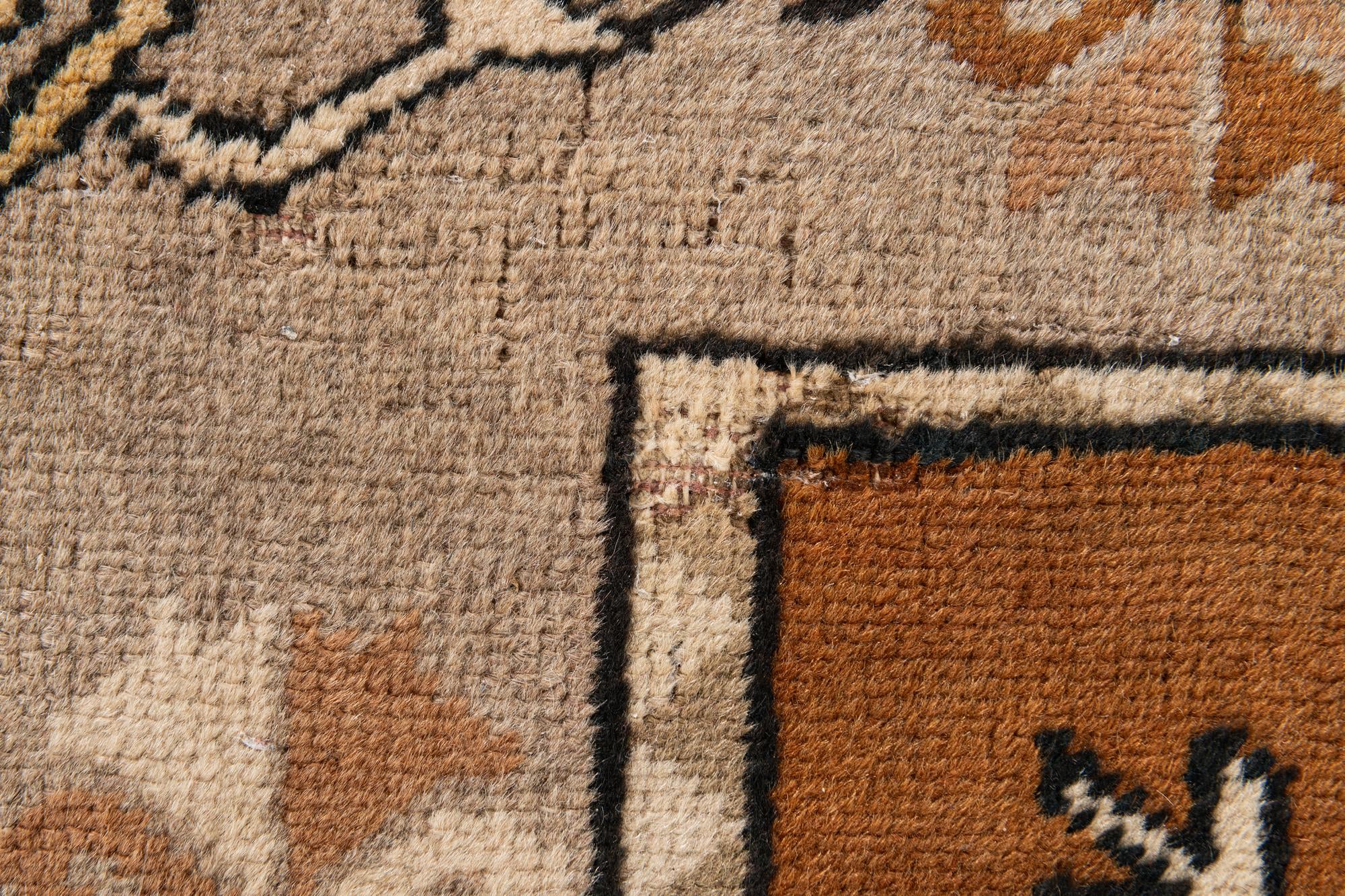 4' x 7' 6 Hand Knotted Kars Wool Rug