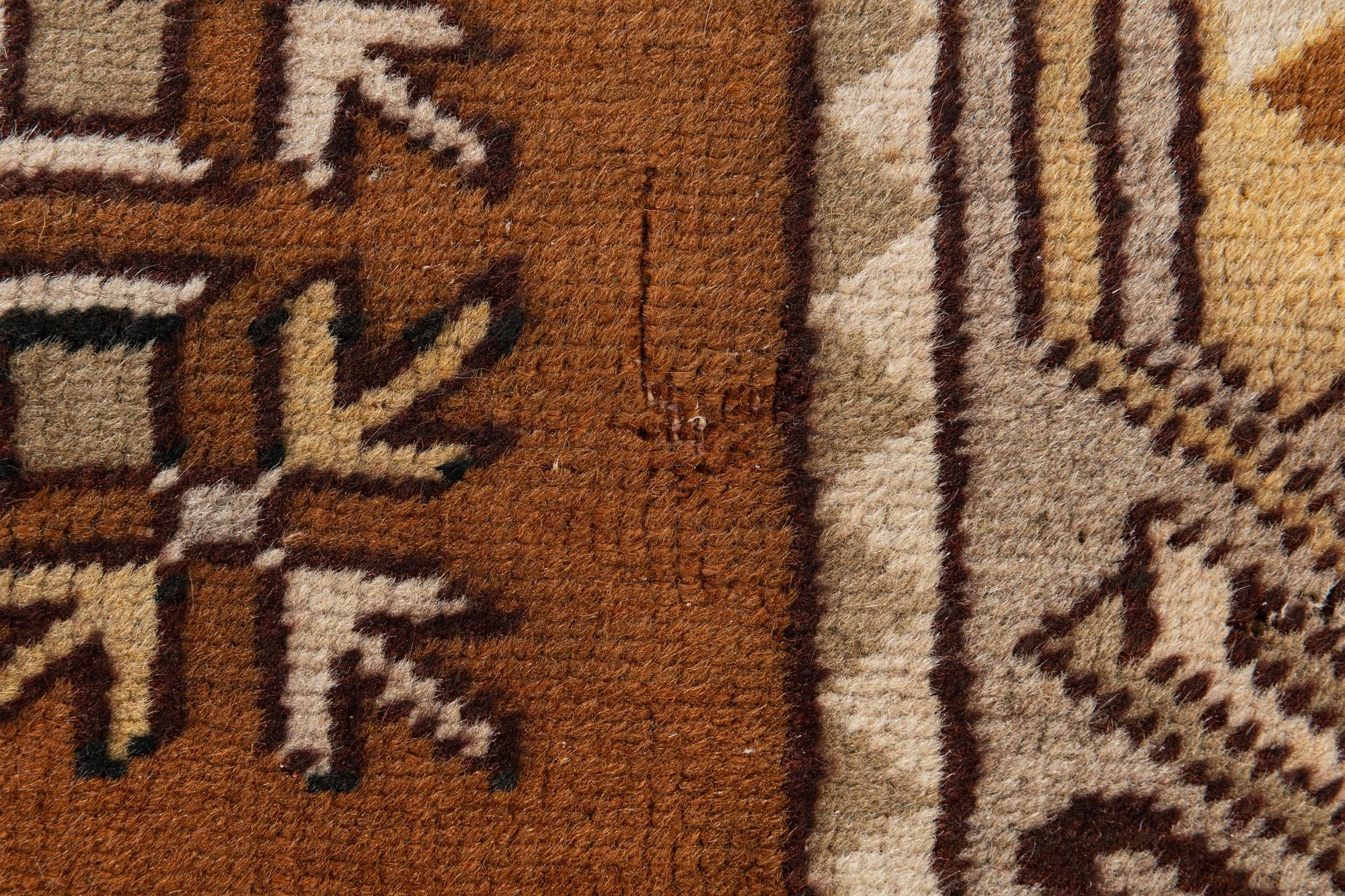 4' x 7' 6 Hand Knotted Kars Wool Rug