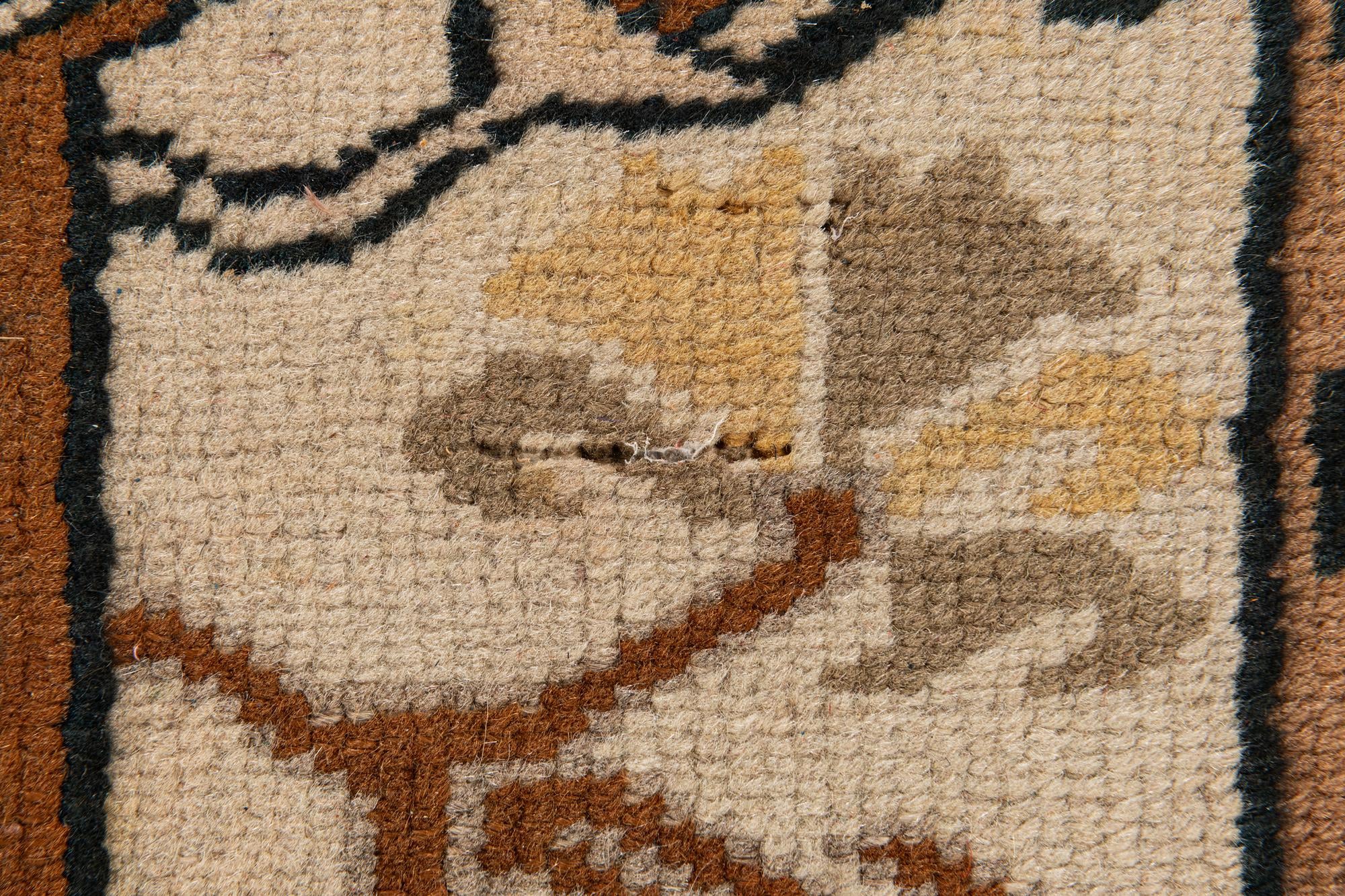 4' x 7' 6 Hand Knotted Kars Wool Rug