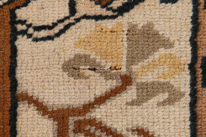 4' x 7' 6 Hand Knotted Kars Wool Rug