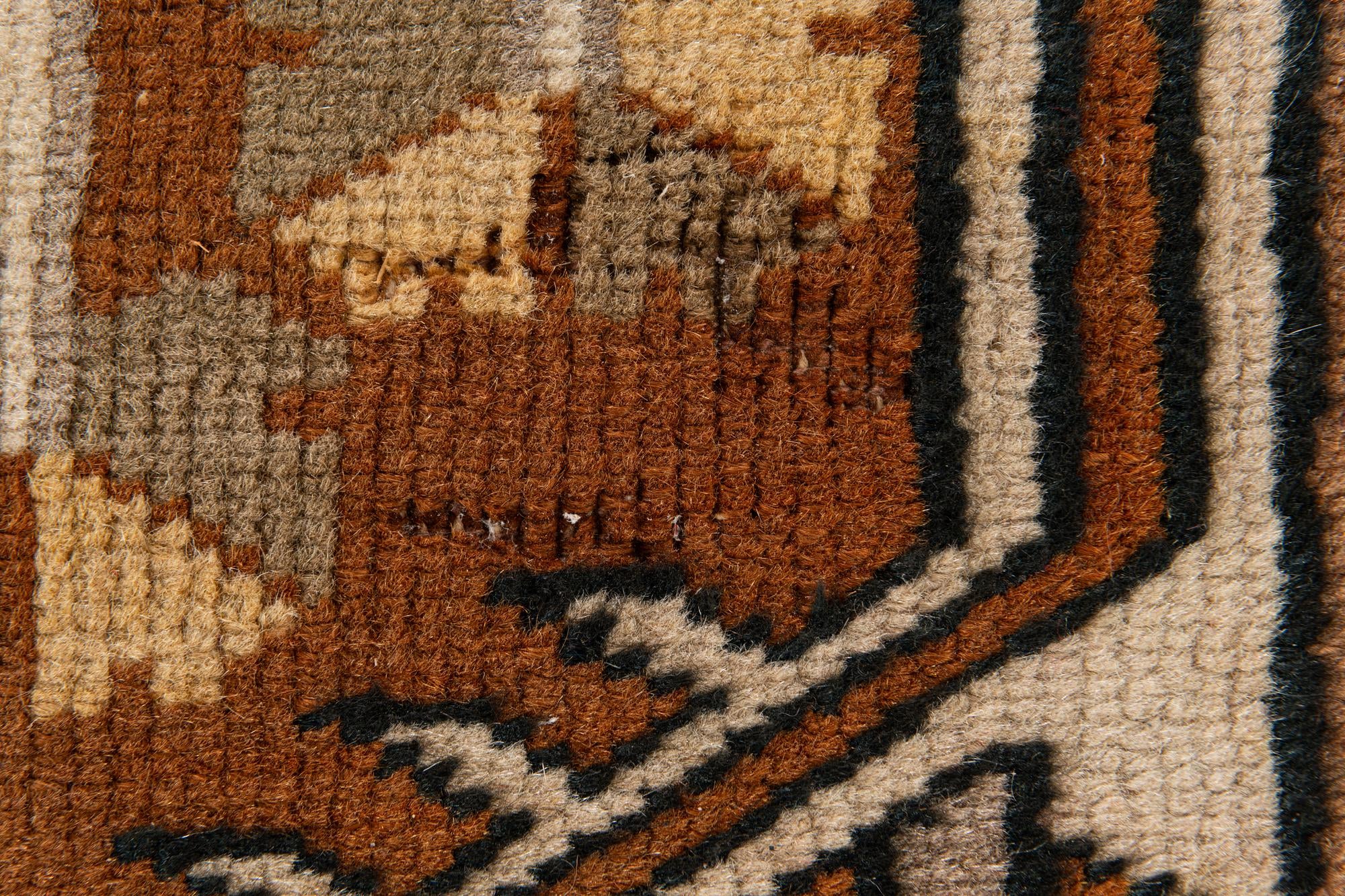 4' x 7' 6 Hand Knotted Kars Wool Rug