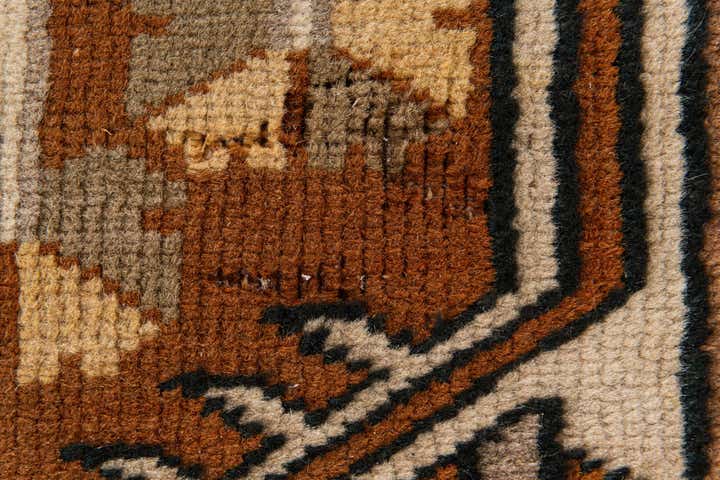 4' x 7' 6 Hand Knotted Kars Wool Rug