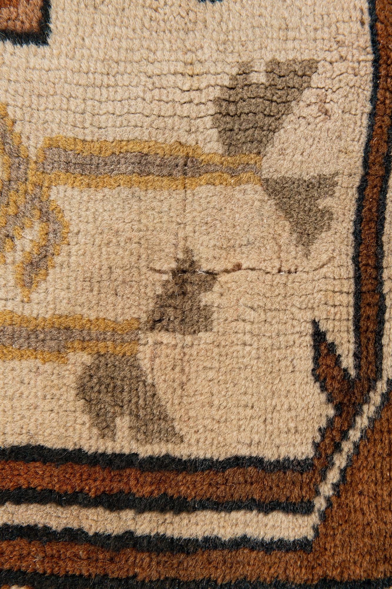 4' x 7' 6 Hand Knotted Kars Wool Rug