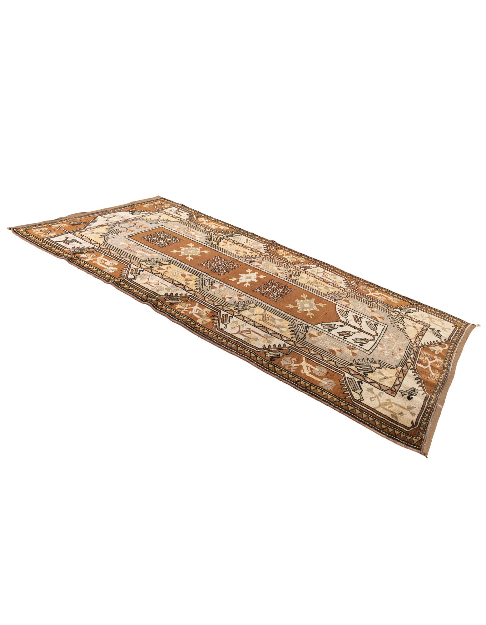4' x 7' 6 Hand Knotted Kars Wool Rug