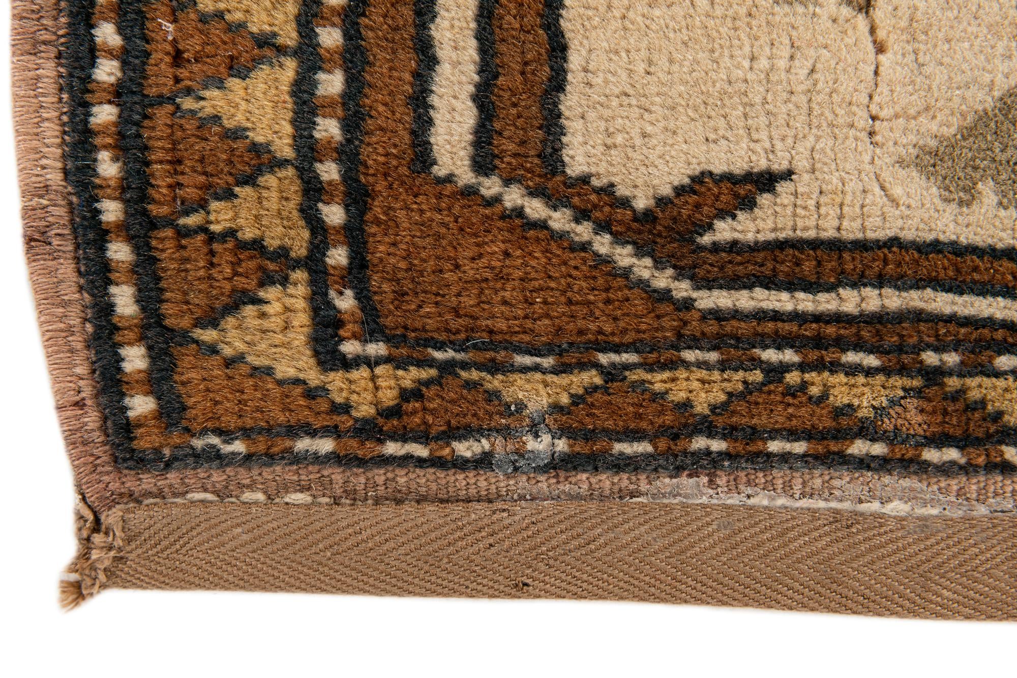4' x 7' 6 Hand Knotted Kars Wool Rug