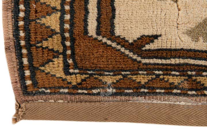 4' x 7' 6 Hand Knotted Kars Wool Rug