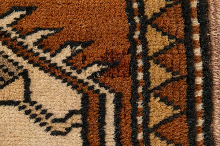 4' x 7' 6 Hand Knotted Kars Wool Rug